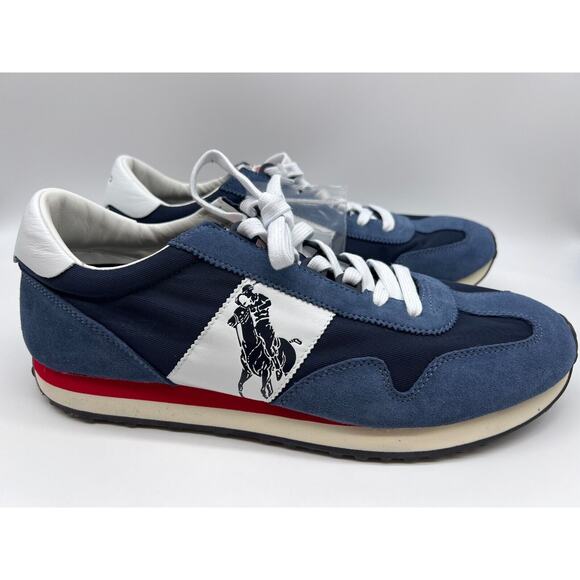 Polo Ralph Lauren Men's Train 90 Sneakers Navy Size 11.5D NEW📦